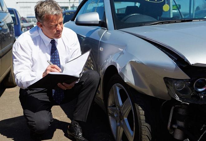 auto insurance payment receipt with pen